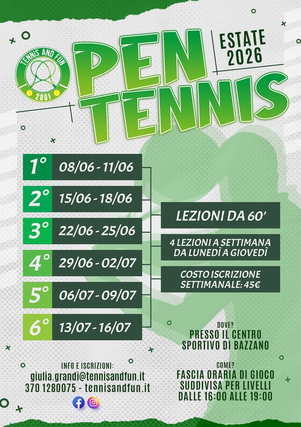 open tennis sito